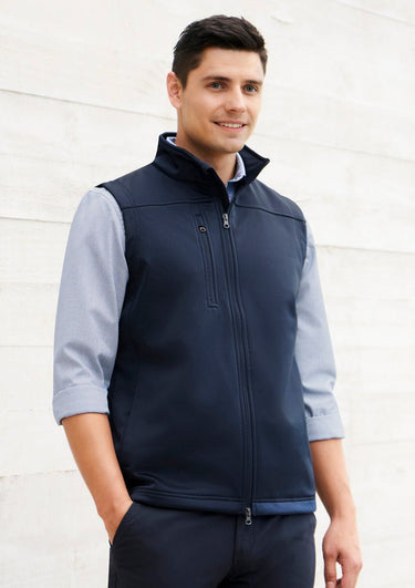 Fashion Biz Mens Softshell Vest - Kiwi Workgear